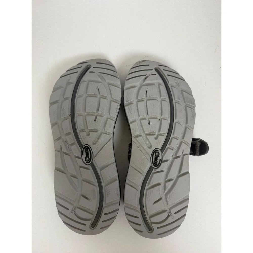 Chaco Z Cloud 2 Womens Sandals Gray Black Strappy Toe Loop Sport Shoes Size 7 7